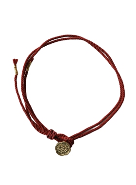 手工编制红绳手链原创设计