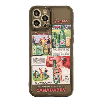 法式复古啤酒苹果手机壳