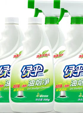 绿伞超强清新油烟500g*4瓶去污