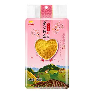 金龙鱼爱心桃花小米900g五谷杂粮月子米宝宝早餐粥米伴侣