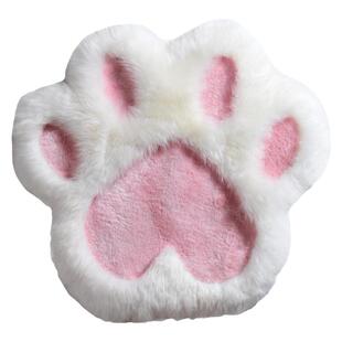 澳尊动物猫爪地毯羊毛垫子儿童房间地毯装饰网红卡通少女可爱地垫