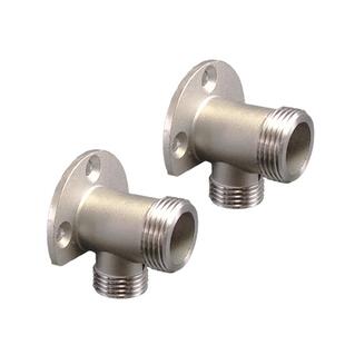 304不锈钢淋浴花洒暗装改明装转接头明改暗明装底座混水阀固定座