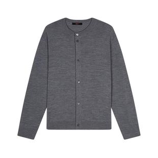 [商场同款/黑支线]速写男装2025秋季新品开襟羊毛针织衫9P8311570