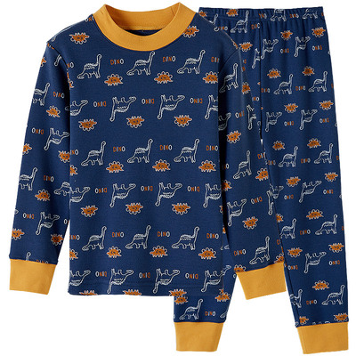 半高领保暖全棉儿童内衣