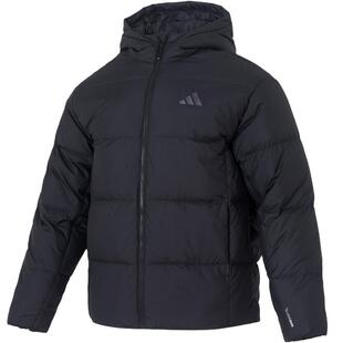 Adidas阿迪达斯羽绒服男2026秋冬新款保暖防风连帽夹克外套KC2478
