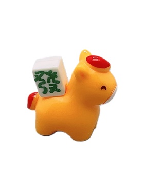 马年吉祥马上有钱花车载摆件