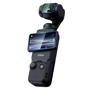 绿巨能适用大疆pocket3AR钢化膜高清增透AR膜Action 6/5Pro屏幕相机膜镜头防爆钢化膜全屏覆盖保护贴膜配件