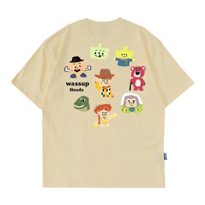 WASSUP短袖男女同款纯棉