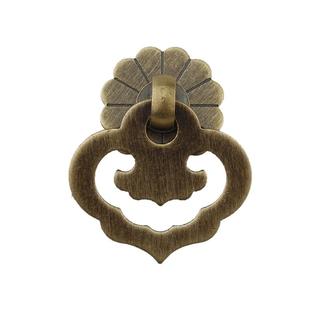 中式仿古铜拉手黄铜复古老式家具古铜把手实木柜门抽屉单孔小拉手