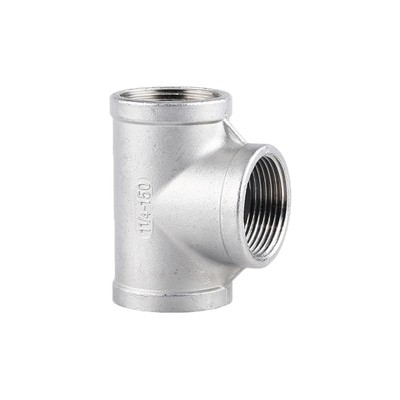 304不锈钢内丝三通接头水管配件