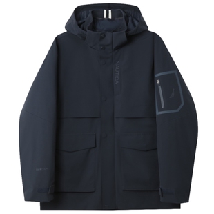 【三合一】NAUTICA/诺帝卡男装冬季防泼水羽绒外套JC5408