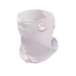 春夏季新款儿童防晒面罩男女童户外透气冰丝遮阳面纱护颈脖套口罩