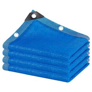 抗老化蓝色遮阳网加密加厚防晒网遮阴阳光房楼顶隔热遮光庶太阳网