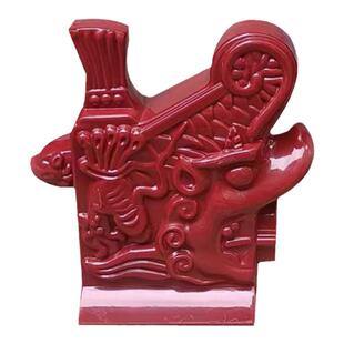 合成树脂瓦配件 屋脊装饰兽头 ASA仿古建筑门楼中式镇宅鸱吻 正吻