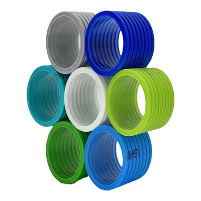 鑫隆升新风系统pe管道食品级抗菌阻燃级pe新风管软管波纹管新风管