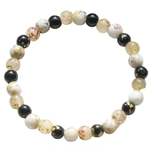 甜酷风琉璃手链捷克珠毕加索油画风格原创高级感珠子手链个性百搭