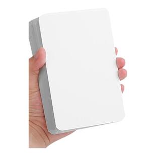 空白卡片自印小卡手写生字预习白纸英语单词卡方卡字卡留言卡打印硬卡纸手绘明信片豆豆本主持人手卡台词卡