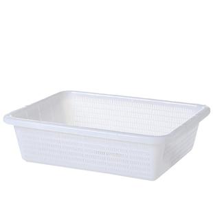 长方形框子加密塑料篮收纳框厨房洗菜篮水果淘米筛小孔沥水篮密眼
