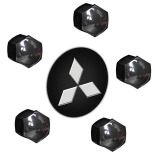 适用三菱劲炫翼神欧蓝德奕歌帕杰罗轮毂螺丝帽改装轮胎螺母保护盖