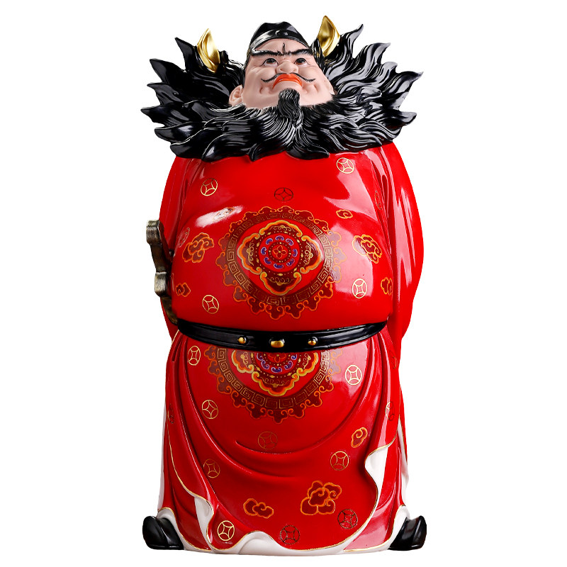 戴玉堂陶瓷天师钟馗像终南山神像
