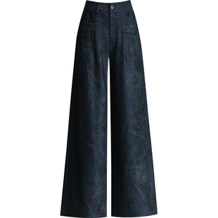 今年流行爆款裙裤女秋冬款2025新款甩裤高腰宽松阔腿裤垂感大脚裤