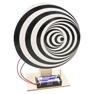 3D视觉错位错觉杜尚转盘学生steam科学实验教玩具儿童科技小制作