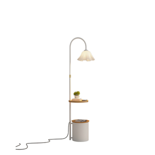 床头柜简约现代小型边几带灯儿童创意奶油风夹缝迷你超极窄30公分