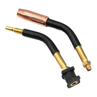 14AK无气二保焊机焊枪配件 保护套 保护咀 导电嘴 连接杆开关枪嘴