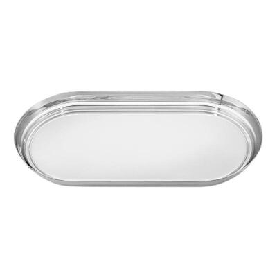 GeorgJensen乔治杰生MANHATTAN皮革金属托盘酒具茶具