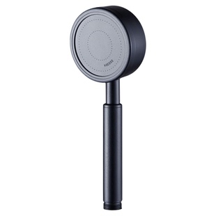 304不锈钢花洒喷头增压洗澡花晒淋浴淋雨单头浴霸加压莲蓬头黑色