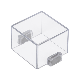 支持定制透明强磁铁性急停按钮保护罩开关防水尘控制柜避免误操作