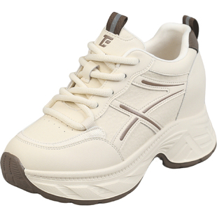 福禄桐内增高老爹鞋女2025新款秋季新款舒适轻便小个子显高女鞋