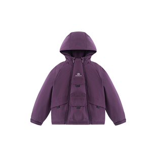 半度闲女童轻棉服外套秋冬装加厚洋气新款儿童冬季防风连帽棉衣潮