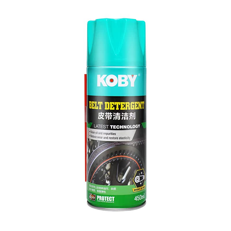KOBY汽车摩托车发动机皮带矽质润滑剂异响消音橡胶条保养蜡清洗剂