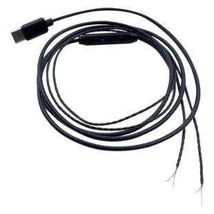 TYPE-C数字解码芯片模拟DIY耳机配件半成品维修线控带麦音量调节