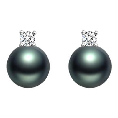 LynnHaven麟玟大溪地黑珍珠耳饰