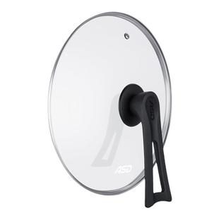 爱仕达锅盖可立家用玻璃盖子铁锅炒锅钢化原装配件32cm30cm通用