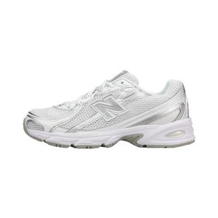 New Balance NB740 男女银白色复古网眼透气低帮休闲运动跑步鞋