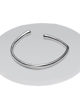 简约高级百搭通勤日常不规则银镯