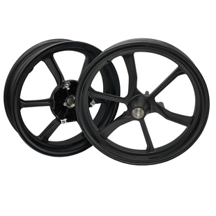 适用HJ150T-28踏板车UHR150摩托车前后轮毂轮胎原厂轮圈真空铝轮