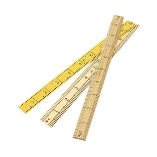 家用做衣服木质竹尺手工裁剪测量衣布匹老式裁缝尺市尺米尺戒直尺