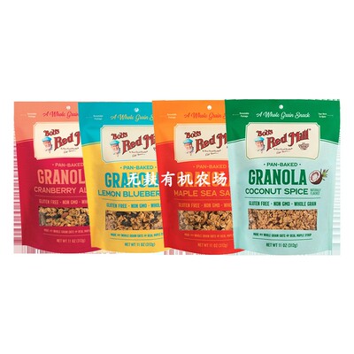 红磨坊无麸质格兰诺拉水果麦片