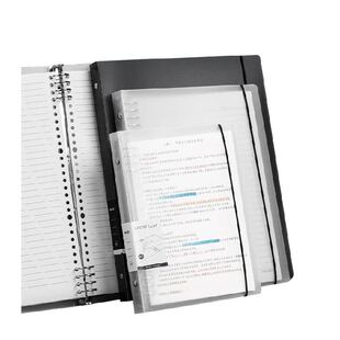 得力不硌手活页本A4笔记本B5横线a5多规格加厚学生考研可拆卸替芯