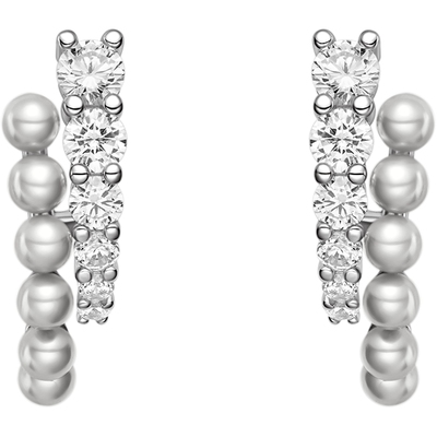 HEFANG何方珠宝气泡双层耳环