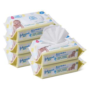 强生婴儿娇嫩倍护湿巾无香绵柔温和清洁新生儿宝宝儿童湿纸巾正品