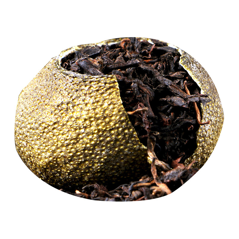 2023年陈皮小青柑普洱茶紫芽