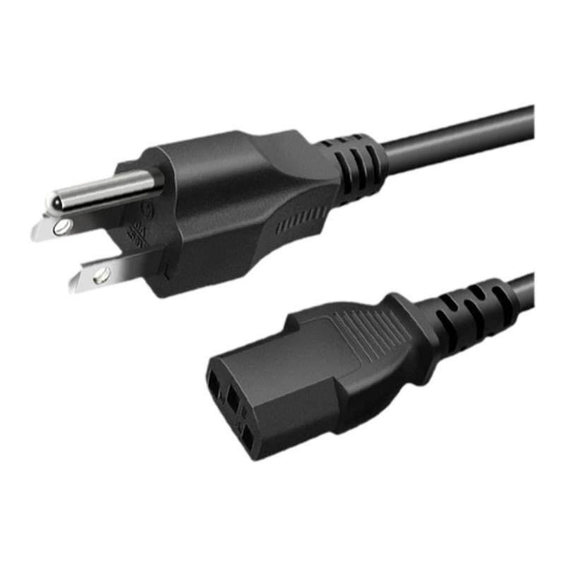 UL认证美标插头美规电源线三插c13品字尾电脑锅通用18awg3.31平方