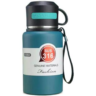 新款316不锈钢水杯男保温杯茶水分离学生水壶儿童户外便捷