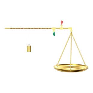 纯铜中药称克秤杆秤大铜称老式中医药材称戥子秤乔迁之心称心如意