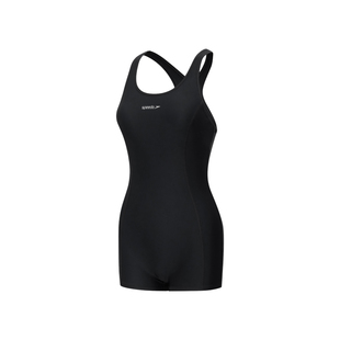 Speedo/速比涛 自由皮2.0本命年红色女款交叉背泡温泉连体泳衣